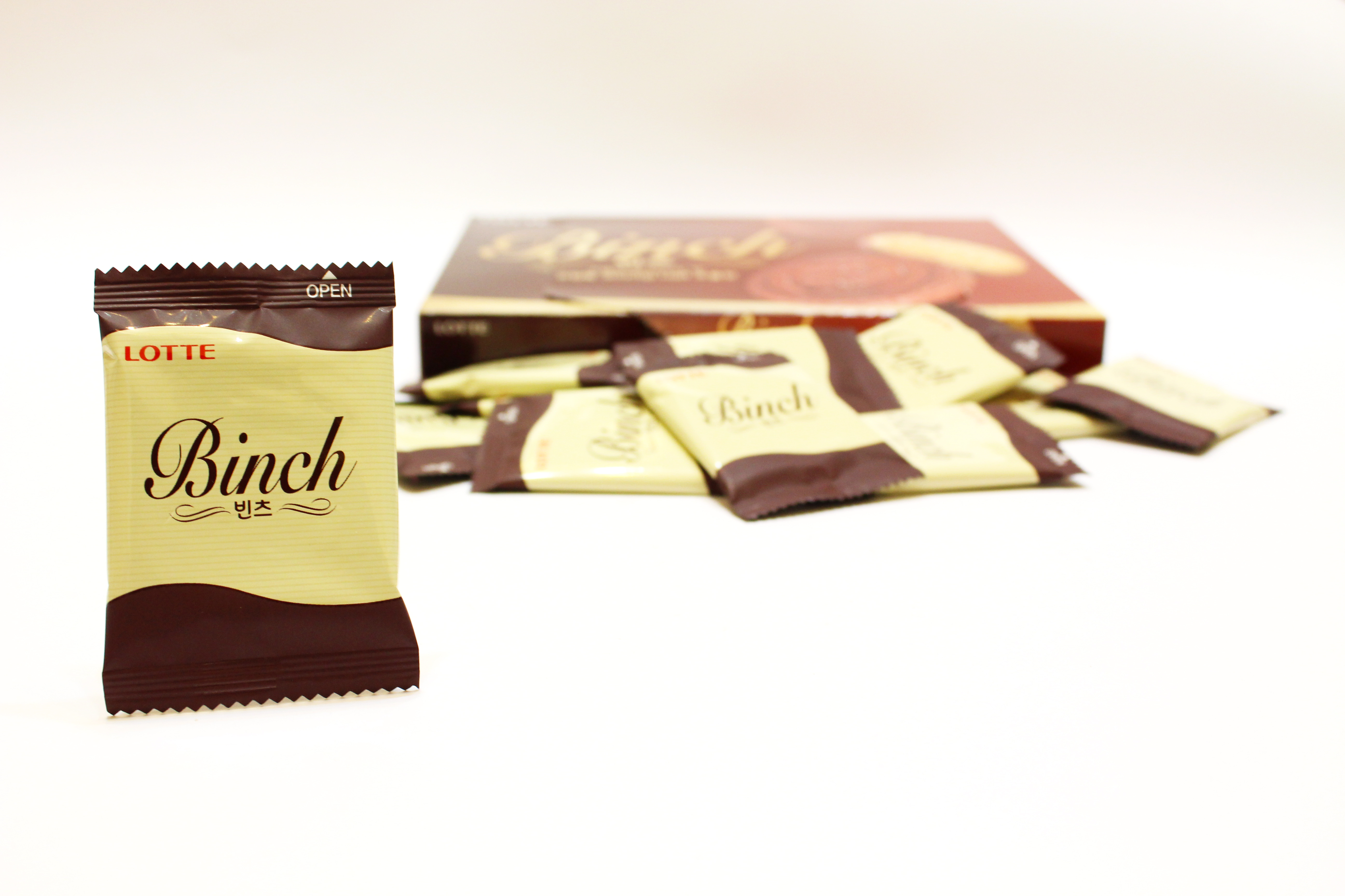 快遞先生開箱🍫復古歐風，網友大推的 Lotte Binch 巧克力餅乾！